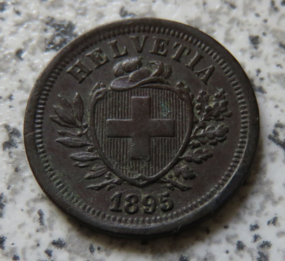  Schweiz 1 Rappen 1895 B   