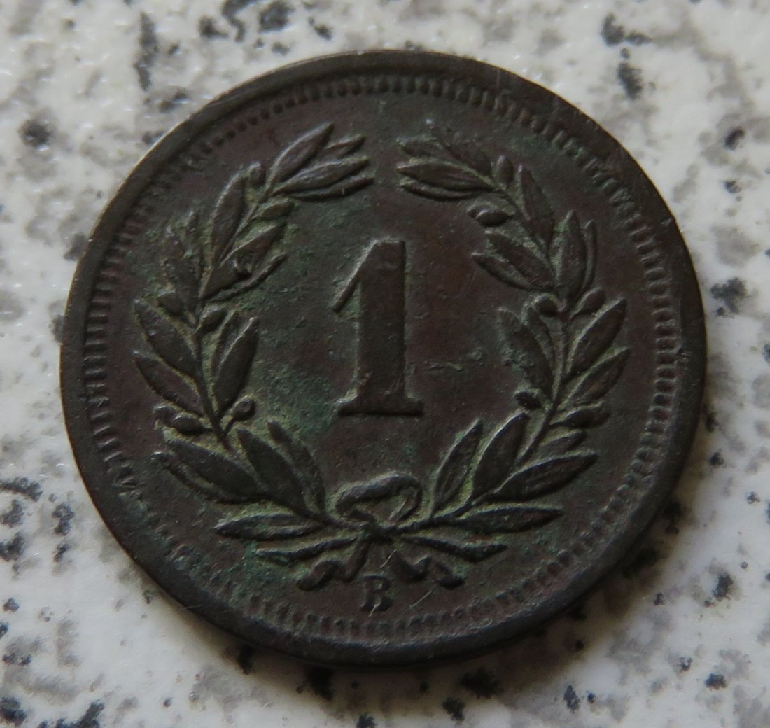  Schweiz 1 Rappen 1895 B   