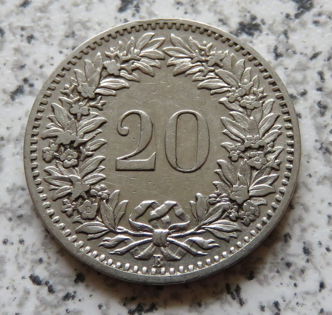  Schweiz 20 Rappen 1909   