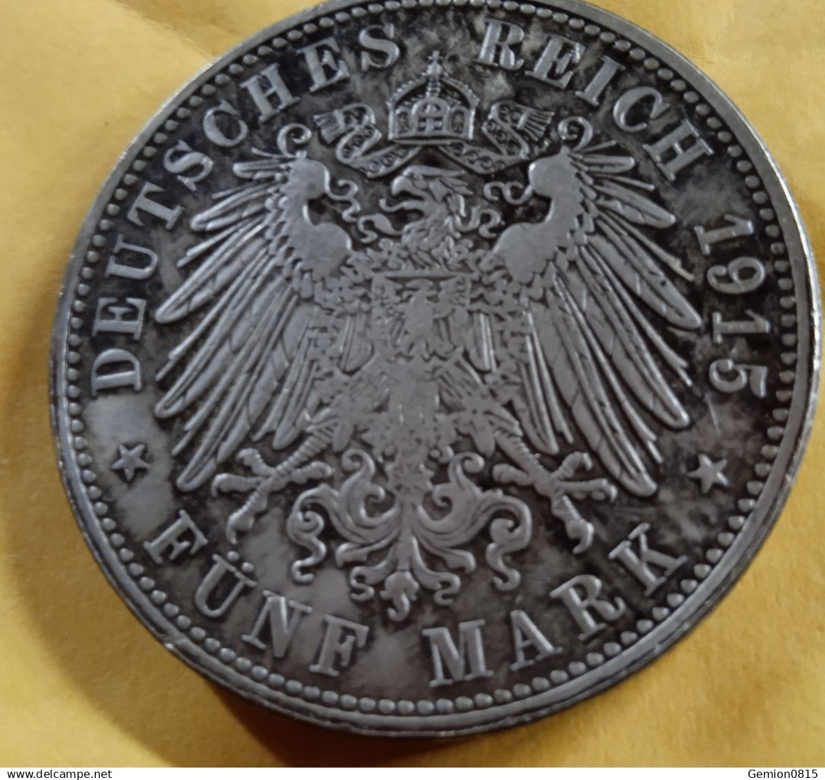  5 MARK BRAUNSCHWEIG LÜNEBURG 1915 Jäger 67 NP   