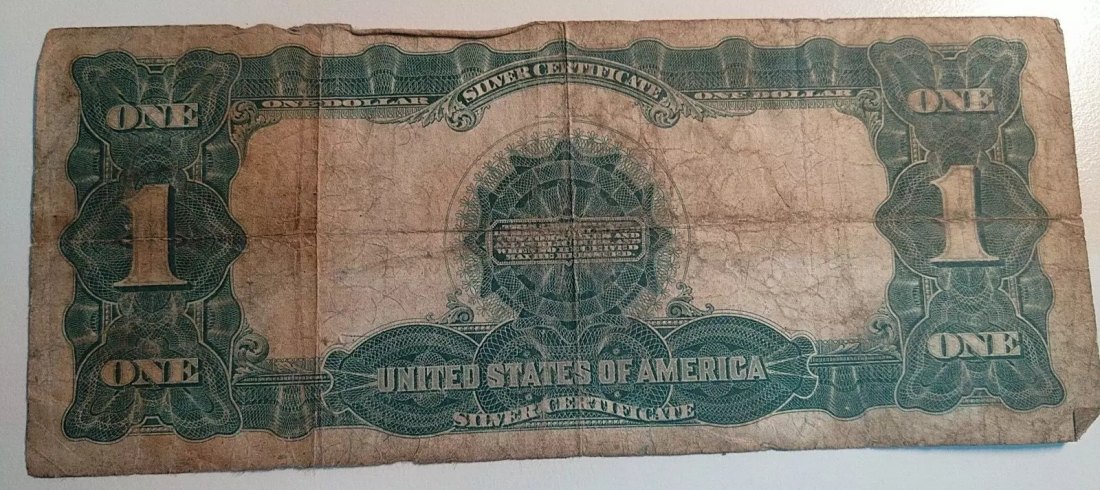  1 Dollar 1899 USA Vereinigte Staaten von Amerika Silber Certificate Black Eagle absolut rar!   