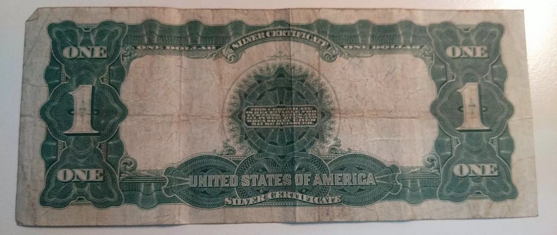  1 Dollar 1899 USA Vereinigte Staaten von Amerika Silber Certificate Black Eagle absolut rar!   