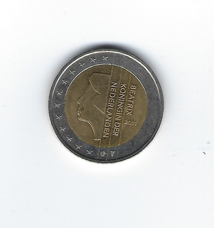  Niederlande 2 Euro 2001   