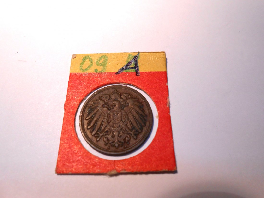  P3.Kaiserreich 1 Pfennig 1909 A   