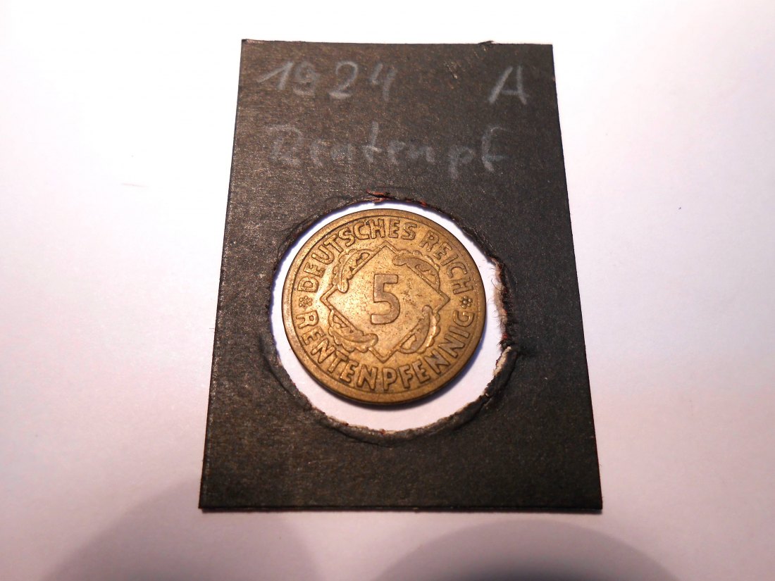  P11. 5 Rentenpfennig, 1924 A   