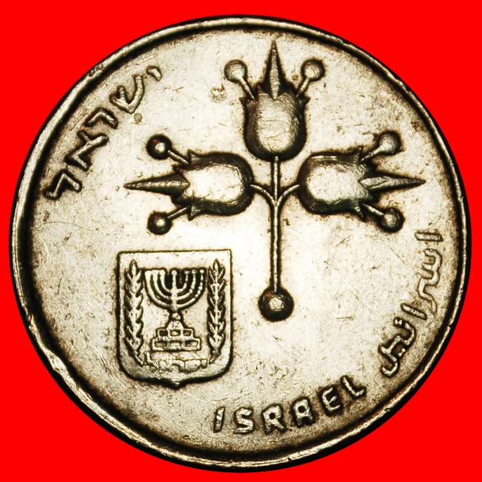  Ⰶ FRUIT OF VENUS (1967-1980): PALESTINE (israel) ★ 1 LIRA 5737 (1977)!★LOW START! ★ NO RESERVE!   