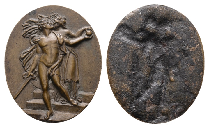  Medaille; Bronze, 7,82 g; 39,3 x 32,2 mm   