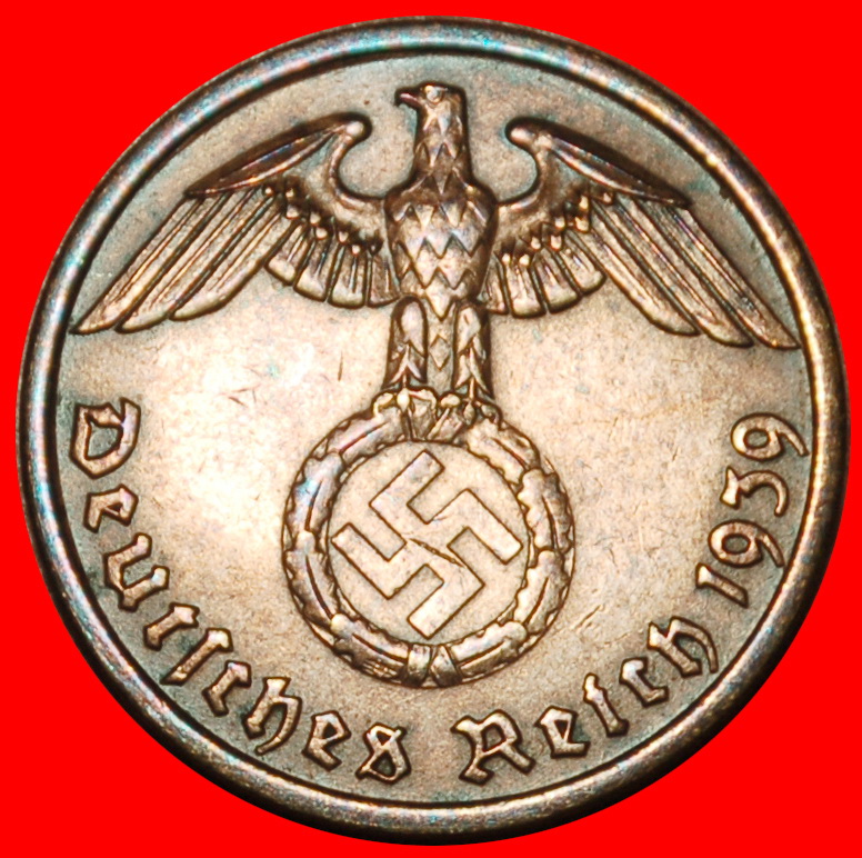  Ⰶ DRITTES REICH (1933-1945): DEUTSCHLAND★2 REICHSPFENNIG 1939B! ÖSTERREICH 1936-1940★OHNE VORBEHALT!   