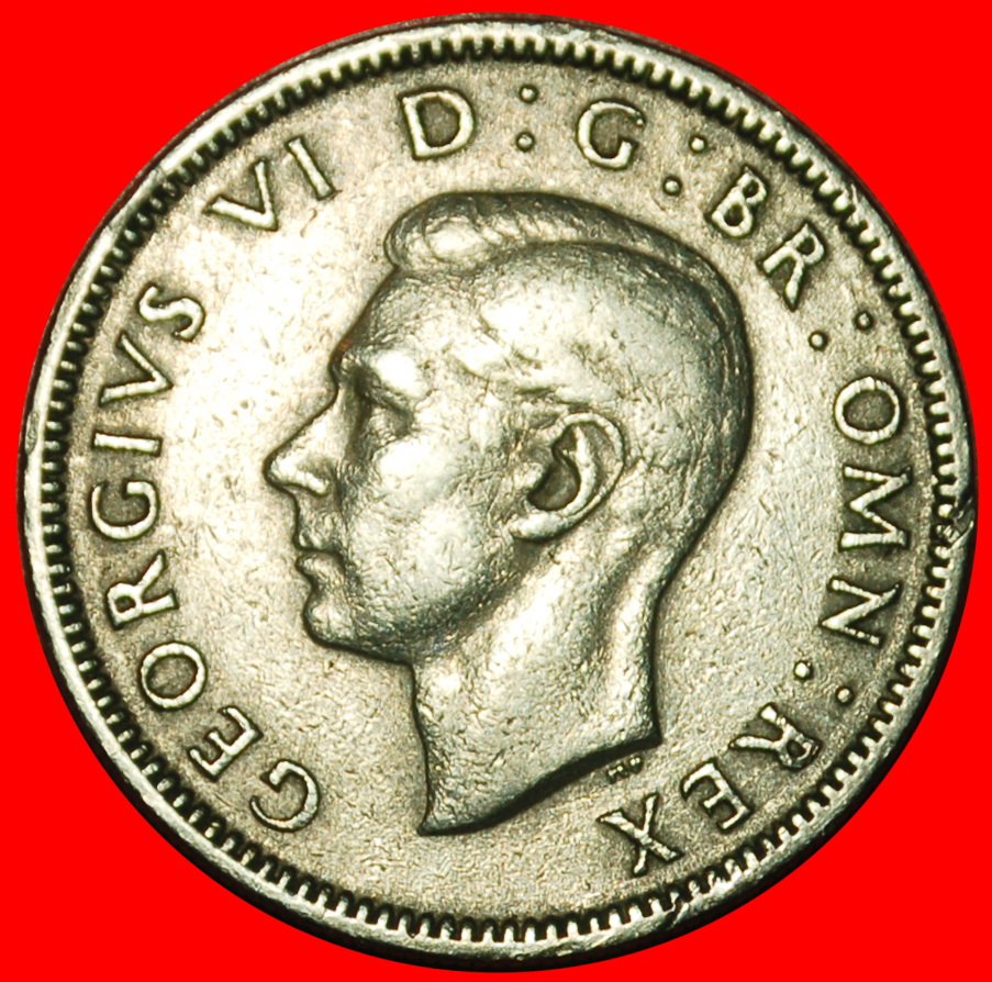  Ⰶ SCOTTISH CREST (1949-1951):  GREAT BRITAIN ★ 1 SHILLING 1950 WITHOUT INDIA★LOW START ★ NO RESERVE!   