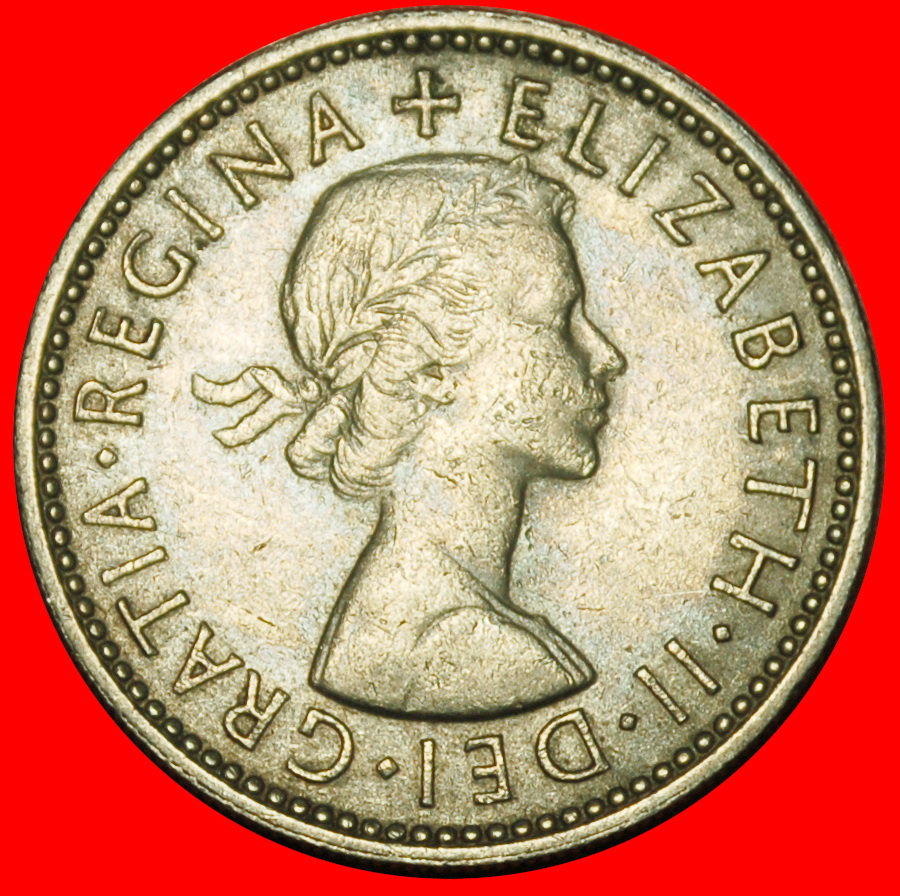  ⰆSCHOTTISCHER LÖWE 1954-1970:GROSSBRITANNIEN★1 SHILLING 1961★ELISABETH II. 1953-2022★OHNE VORBEHALT!   