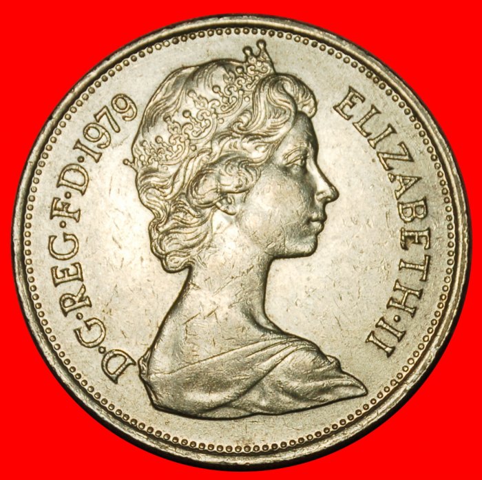  Ⰶ LÖWE (1968-1981): GROSSBRITANNIEN ★ 10 NEU PENCE 1979 ★ELISABETH II. (1953-2022)★OHNE VORBEHALT!   