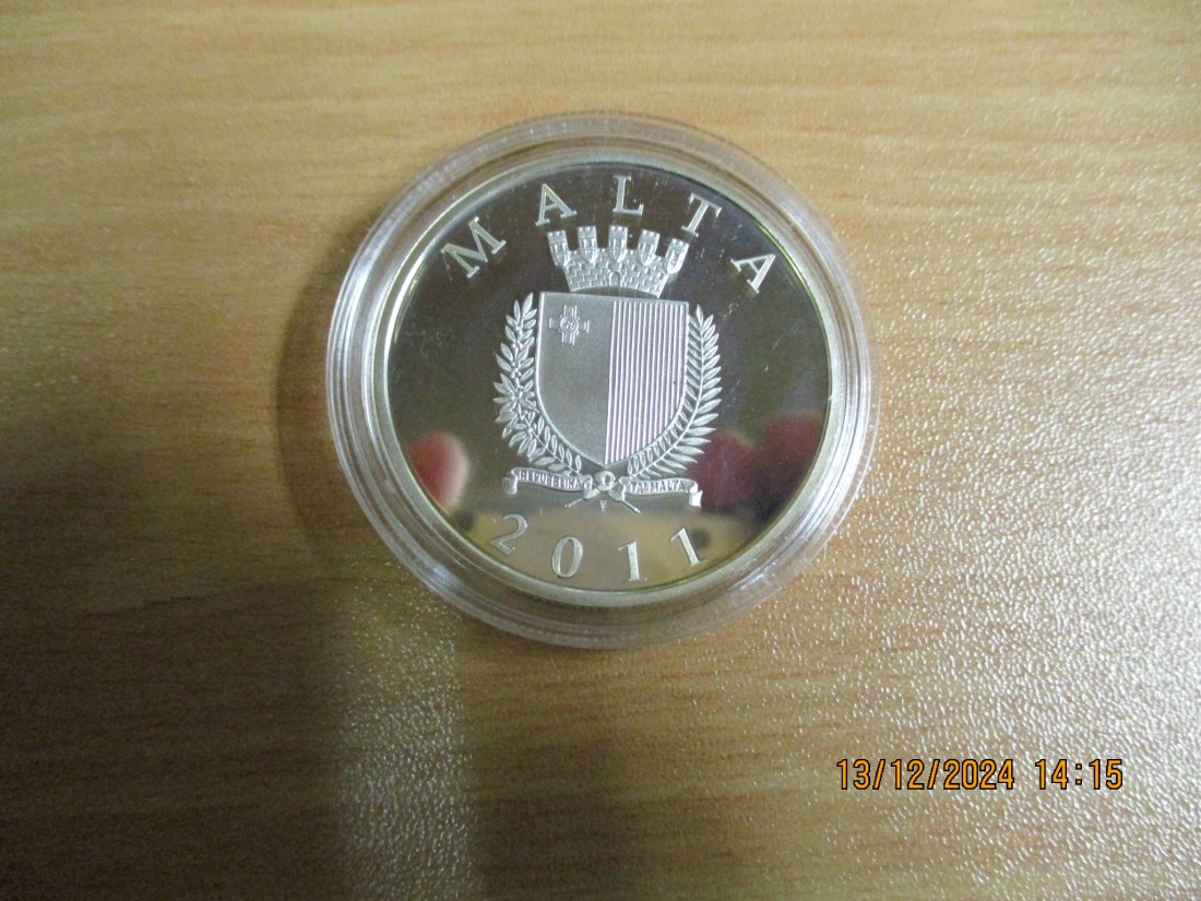  10 Euro Malta 2011 Silbermünze siehe Foto   