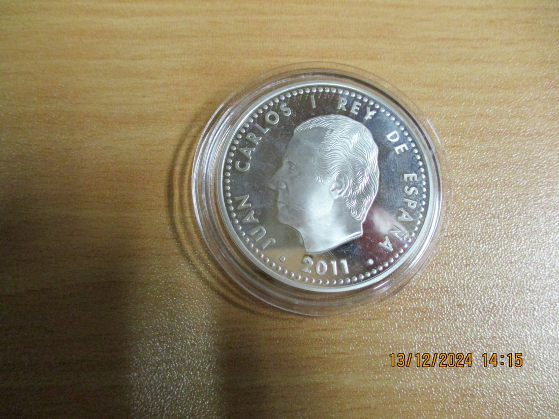  10 Euro Spanien 2011 Silbermünze siehe Foto   