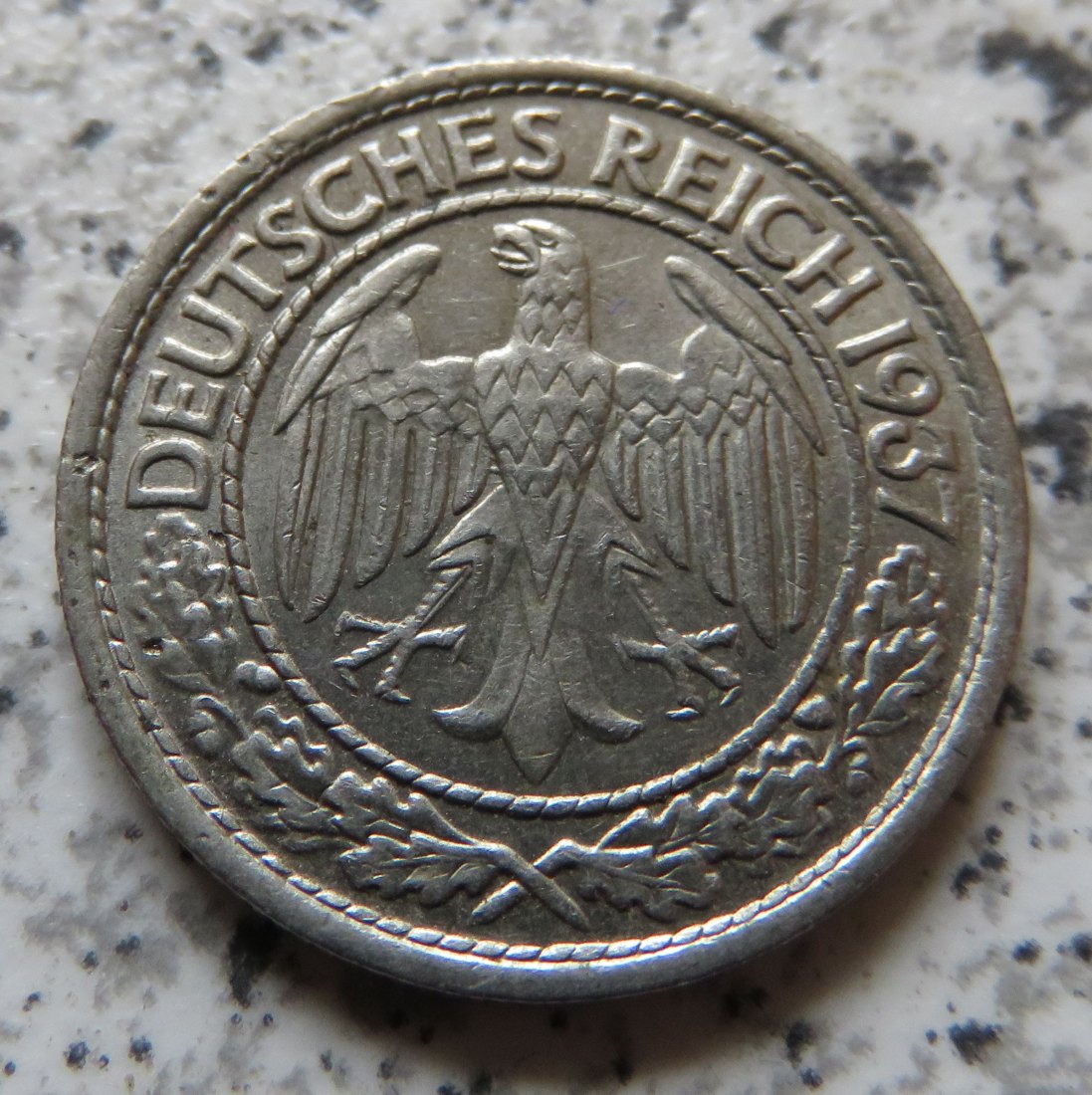  Weimarer Republik 50 Pfennig 1937 A   