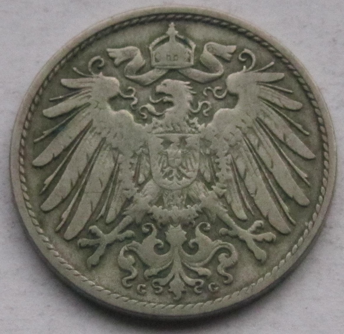  Kaiserreich: 10 Pfennig 1896 G   