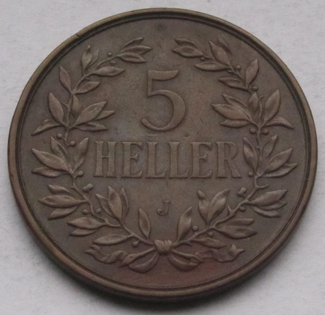  Ostafrika: 5 Heller 1908   