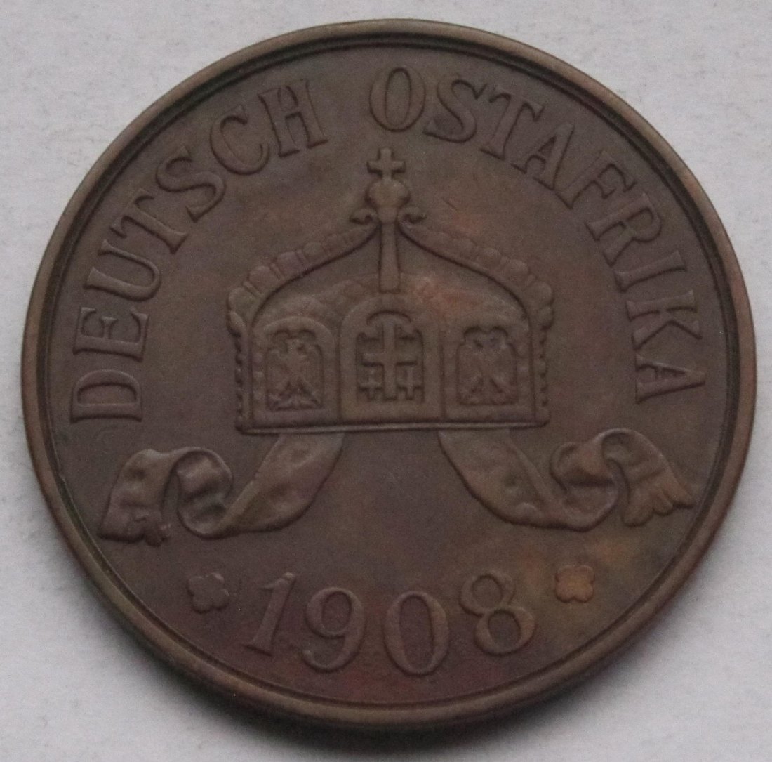  Ostafrika: 5 Heller 1908   