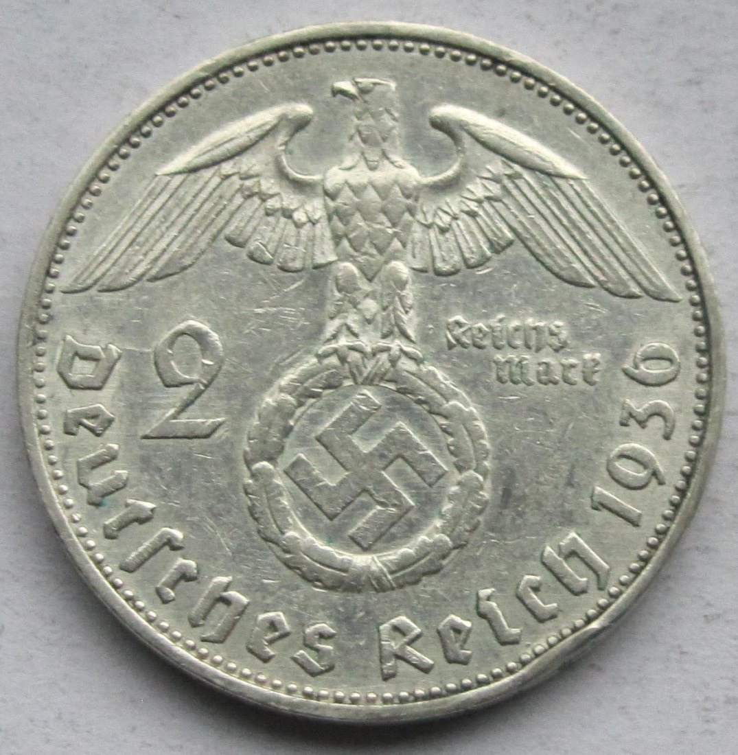  Deutsches Reich: 2 Mark 1936 E   