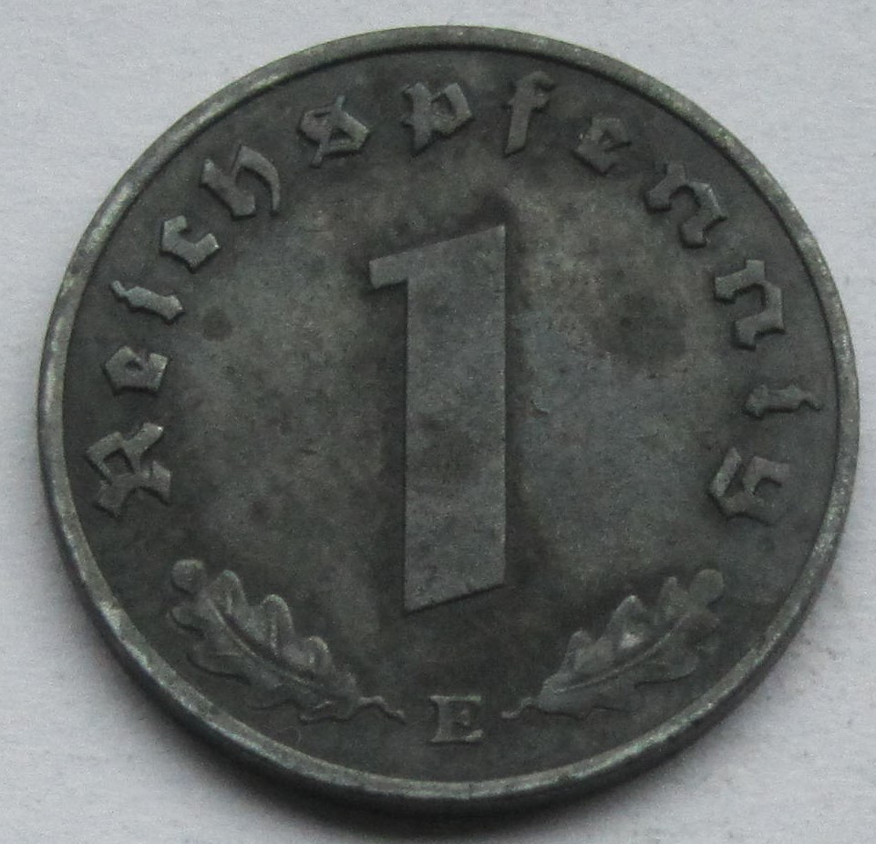  Deutsches Reich: 1 Pfennig 1945 E   