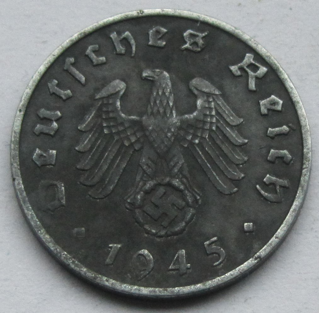  Deutsches Reich: 1 Pfennig 1945 E   