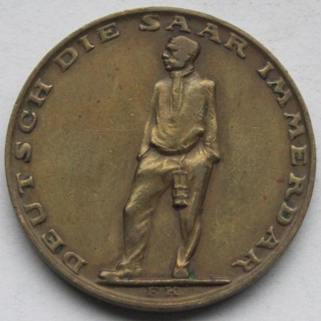  Bronzemedaille Saargebiet 1935   