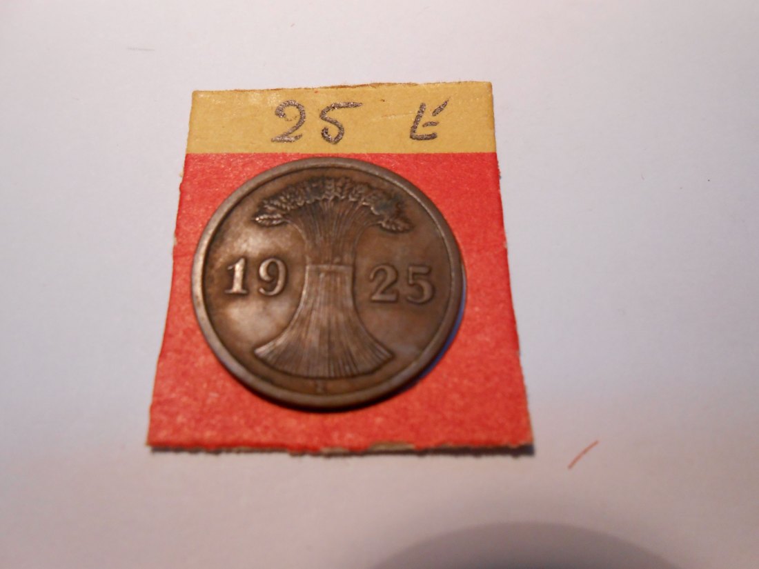  P23. 2 Reichspfennig, 1925 E, Bronze   