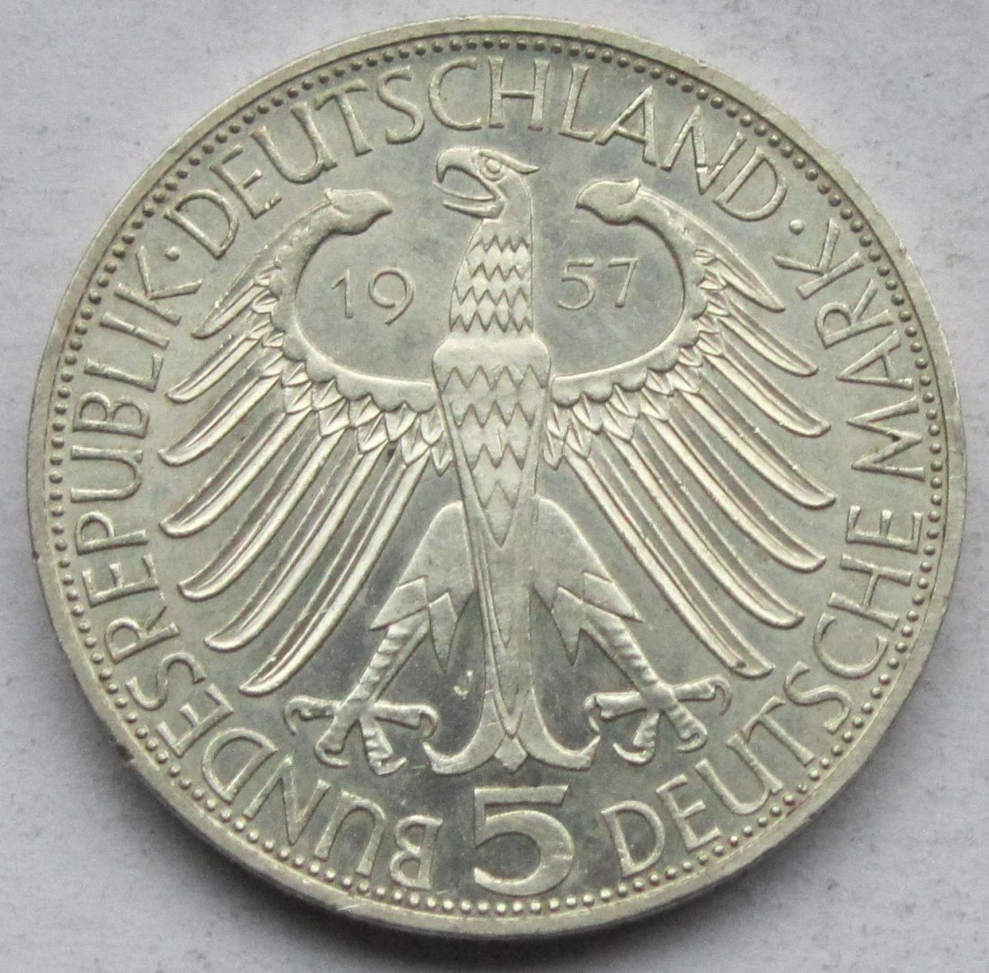  Deutschland: 5 DM Eichendorff 1957   