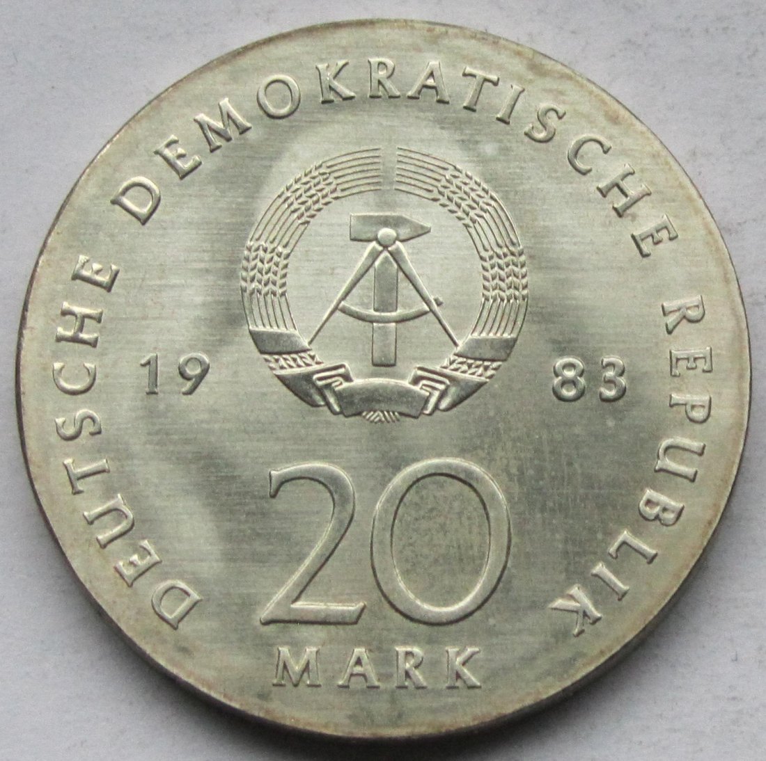  DDR: 20 Mark Luther 1983   