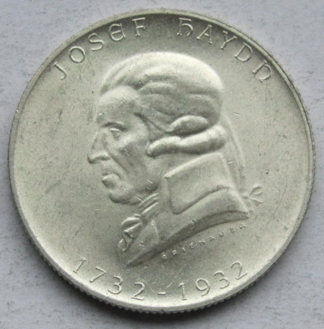  Österreich: 2 Schilling Haydn 1932   