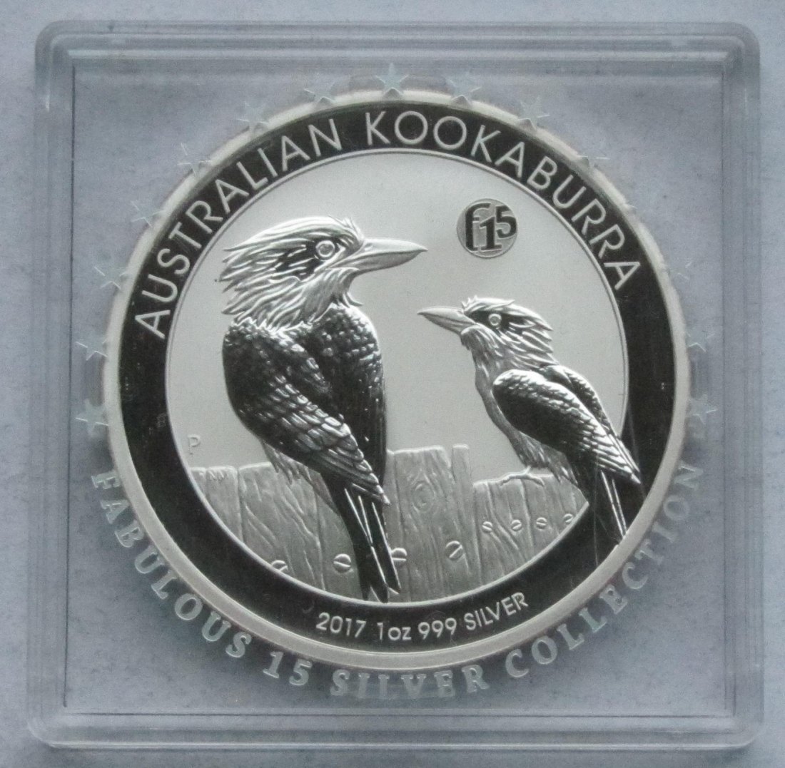  Australien: Silberunze Kookaburra 2017   