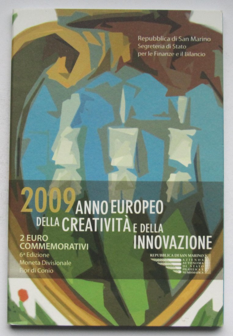  San Marino: 2 Euro Kreativität und Innovation 2009   