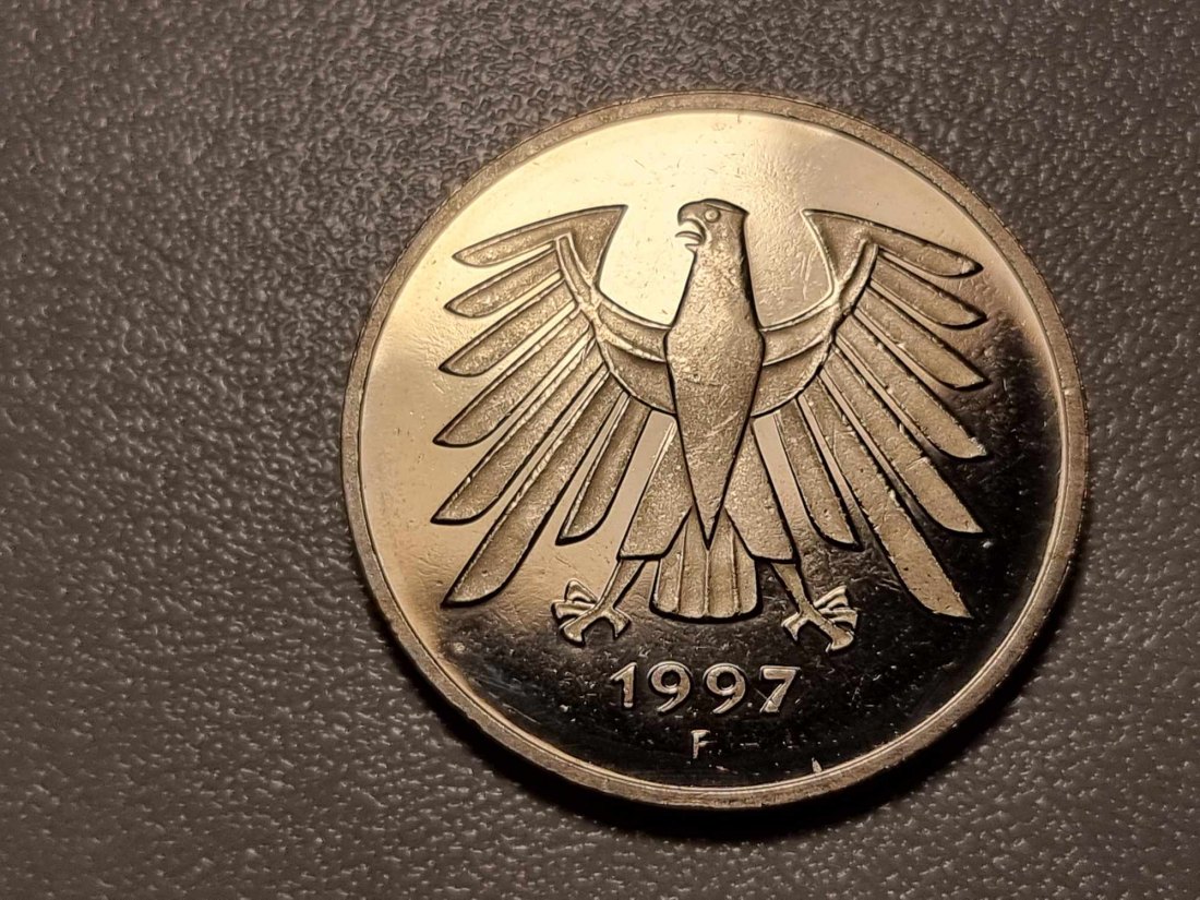  Deutschland 5 Mark 1997 F STG   