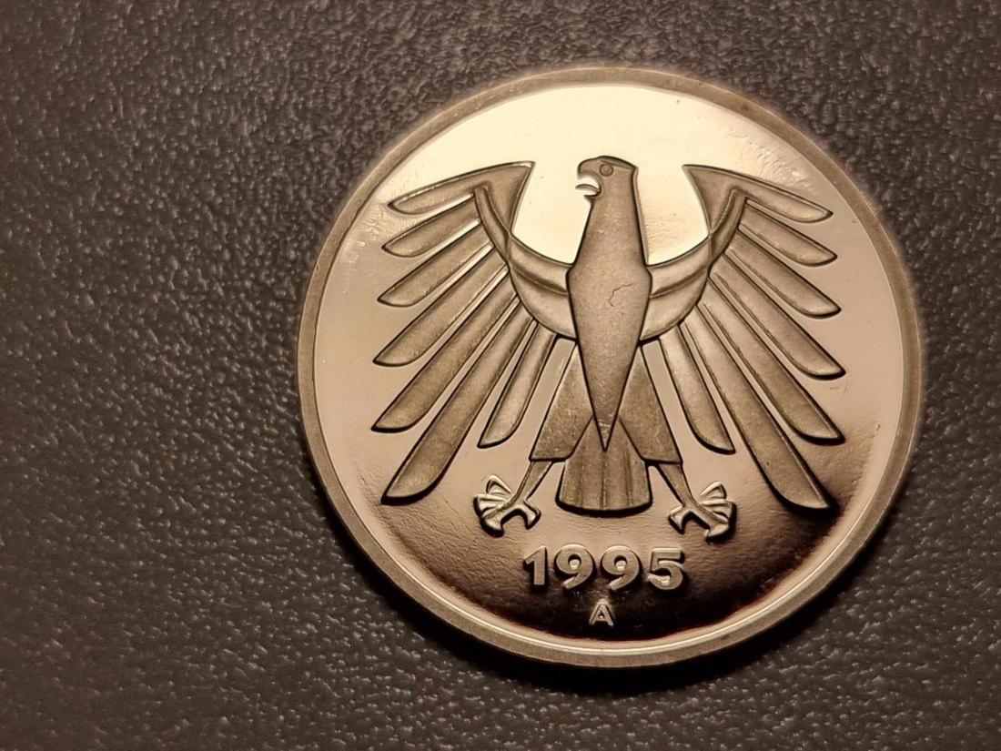  Deutschland 5 Mark 1995 A Proof   