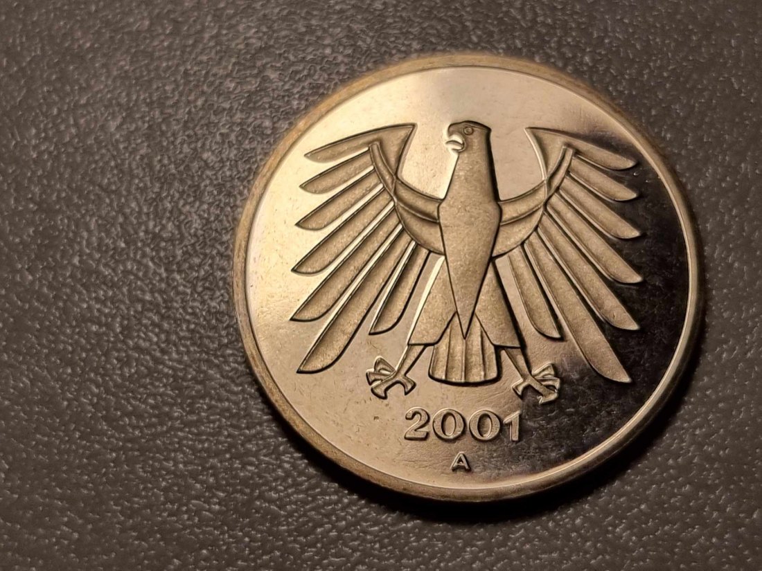  Deutschland 5 Mark 2001 A STG   