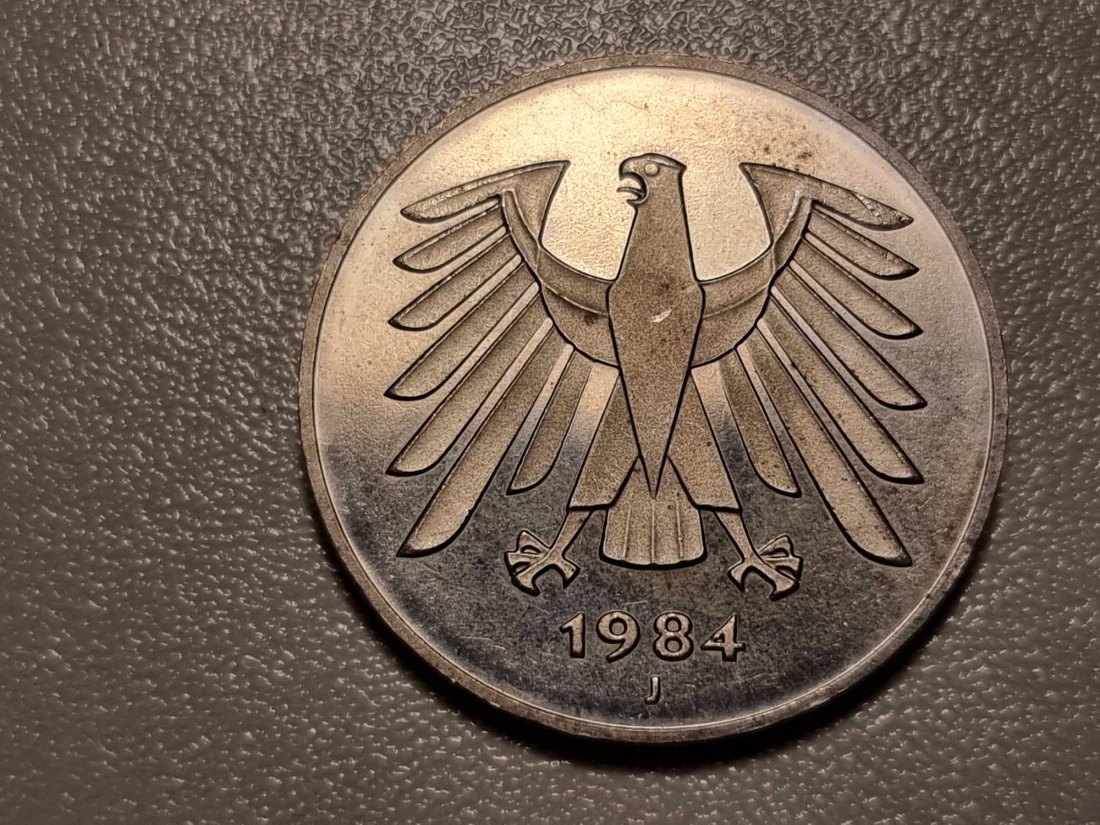  Deutschland 5 Mark 1984 J STG   