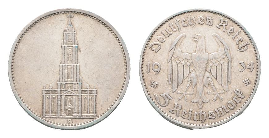  Deutsches Reich; 5 Reichsmark 1934   