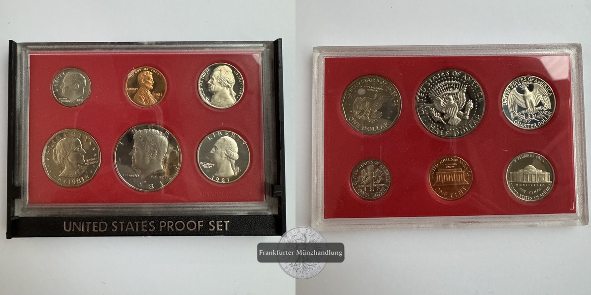  USA Proof Set 1981 FM-Frankfurt   