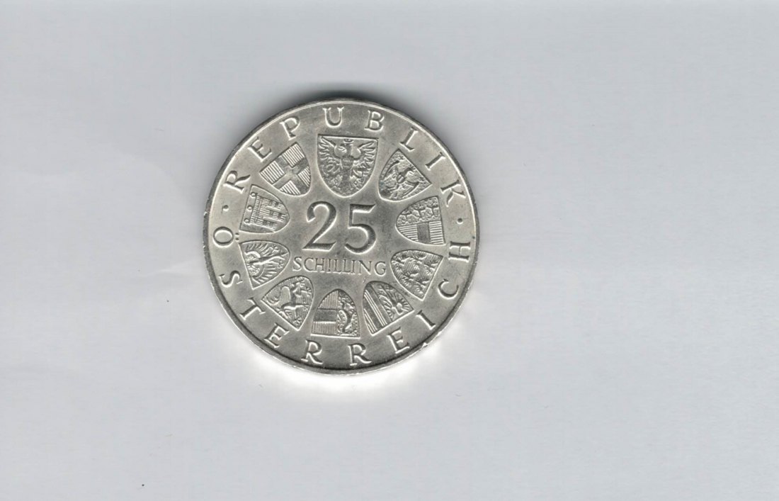  25 Schilling 1970 Franz Lehar silber Gedenkmünze Österreich 2. Rep Spittalgold9800 (4588/16)   