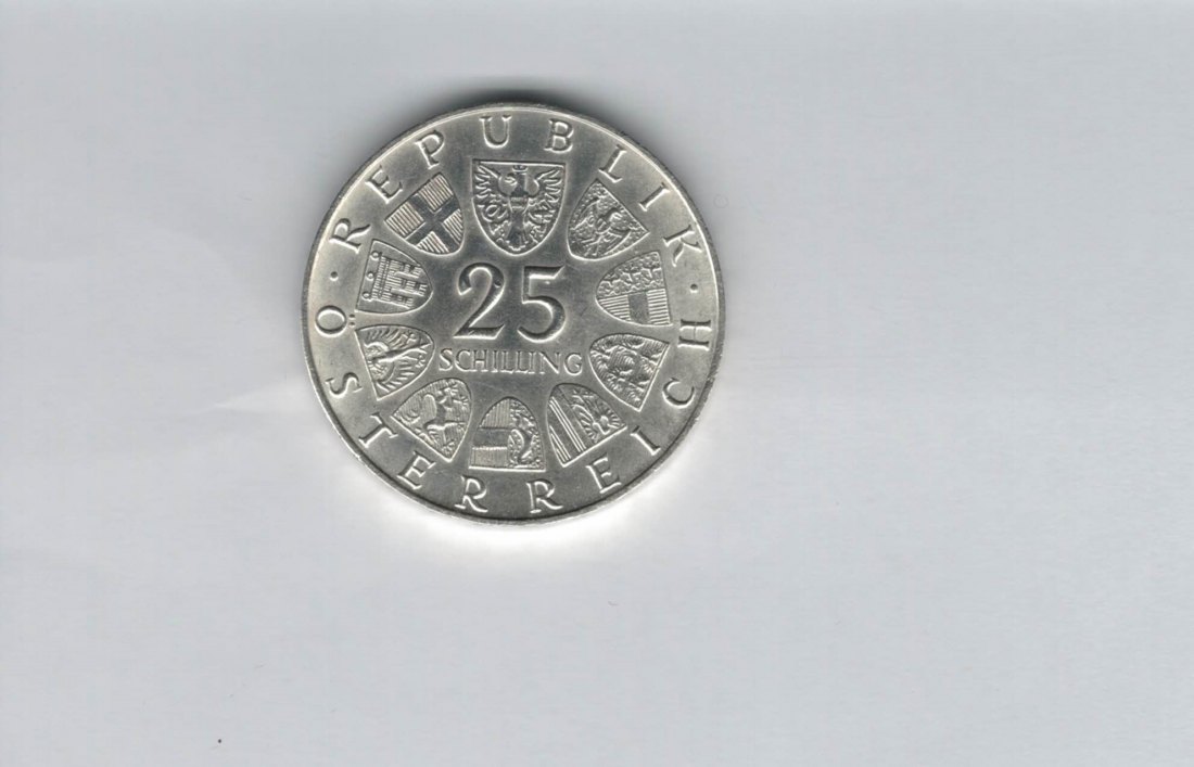  25 Schilling 1972 Carl Michael Ziehrer silber Gedenkmünze Österreich 2.Rep Spittalgold9800 (04588/18   