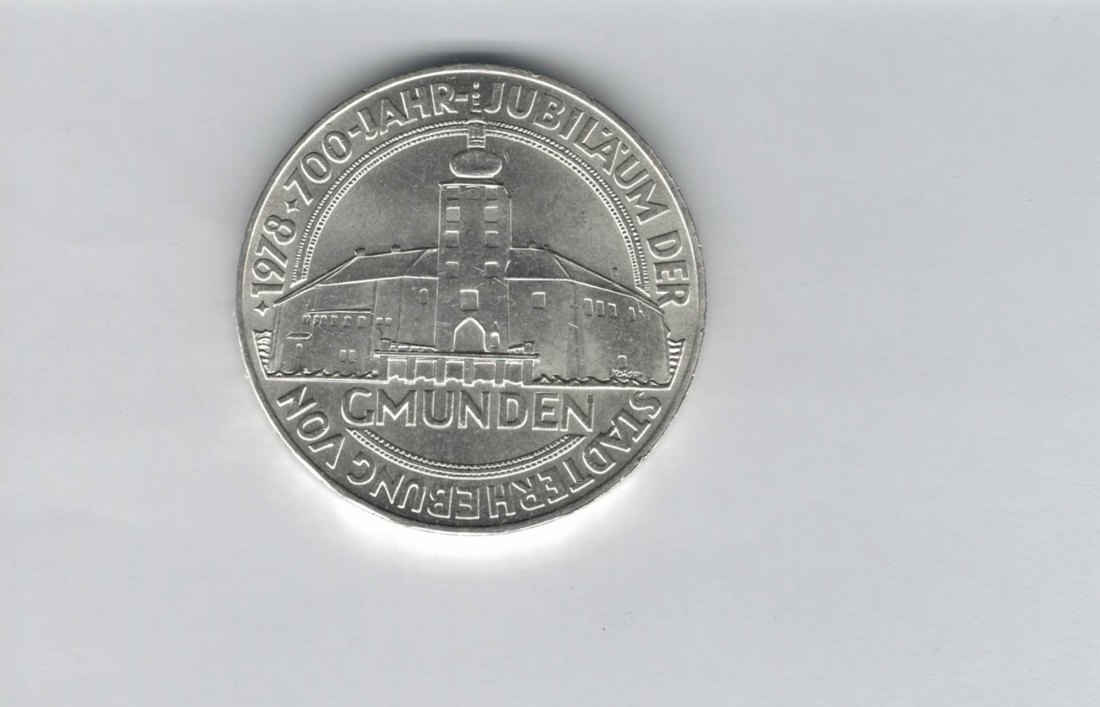  100 Schilling 1978 Stadt Gmunden Oberösterreich Ag Österreich 2. Republik (1914/17)   