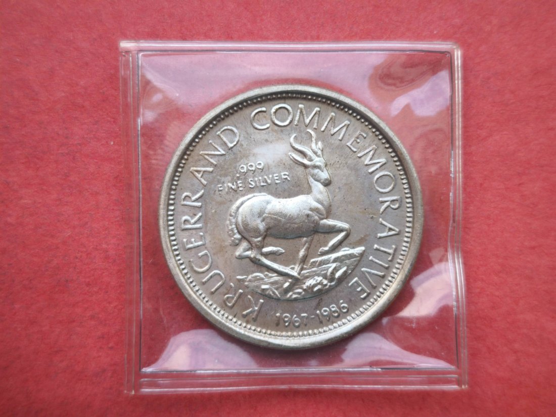  1 Oz .999 Silver Commemorative Krugerrand Stefan’s Johannes - 1986   