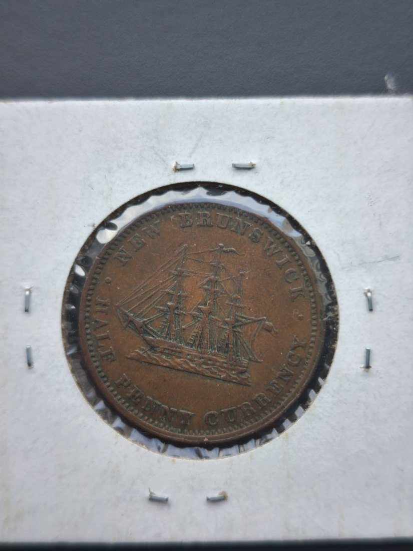  New Brunswick (Kanadische Provinzen) ½ Penny - 1854   