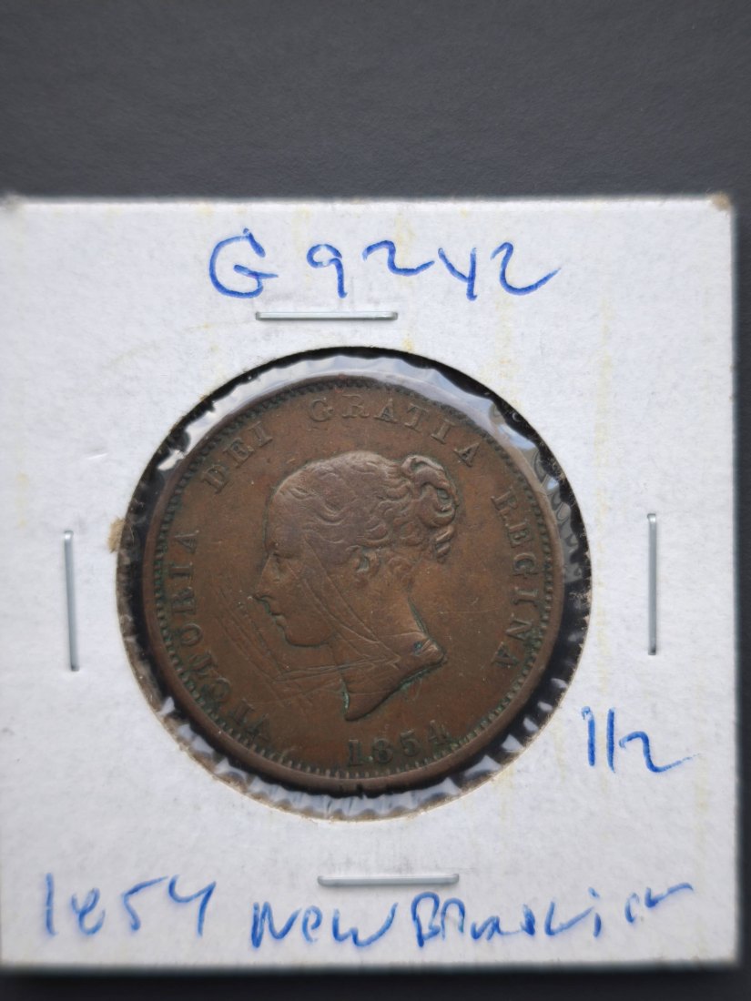  New Brunswick (Kanadische Provinzen) ½ Penny - 1854   