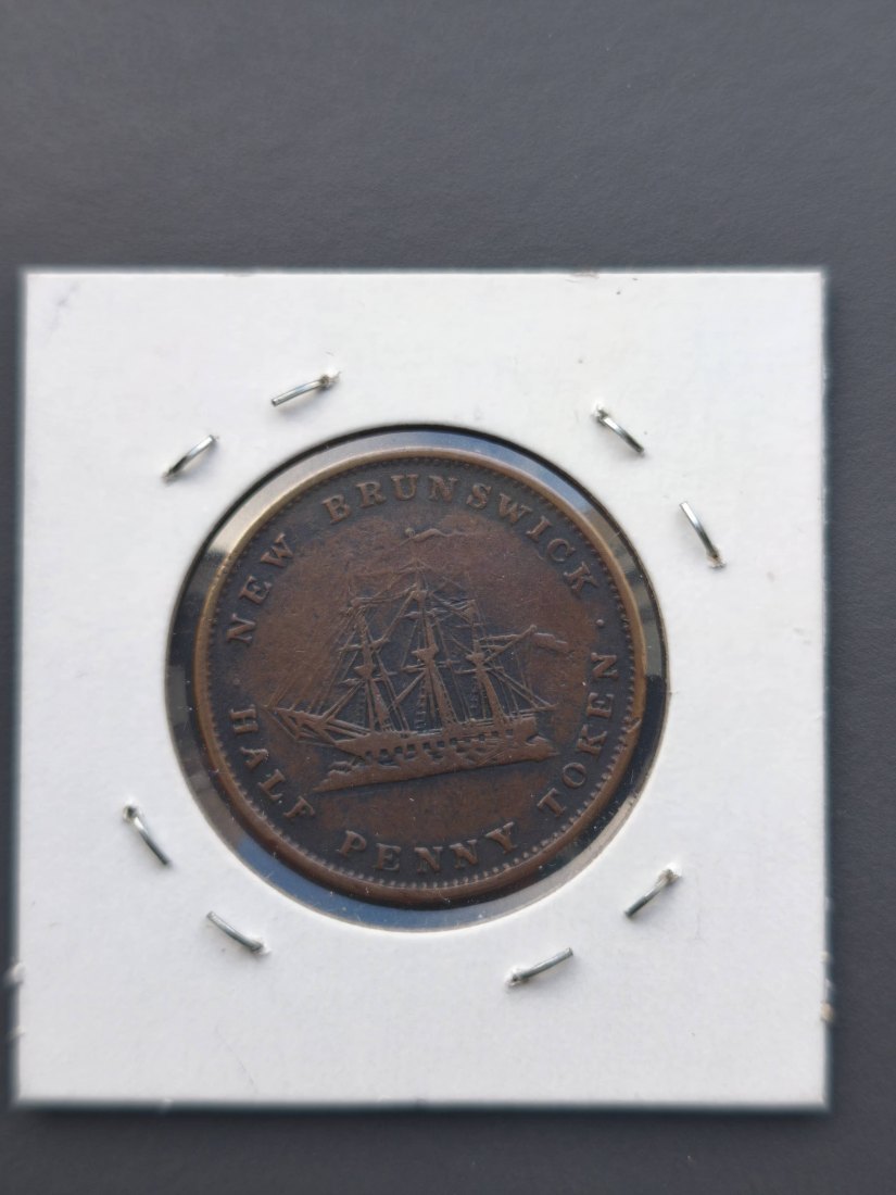  New Brunswick (Kanadische Provinzen) ½ Penny - 1843   