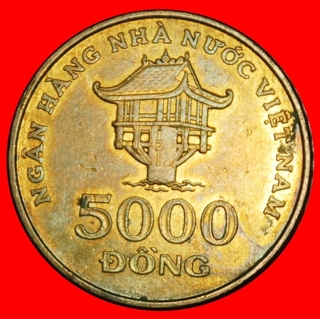  Ⰶ FINLAND: COMMUNIST VIETNAM ★ 5000 DONG 2003 MINT LUSTRE! LOW START ★ NO RESERVE!   