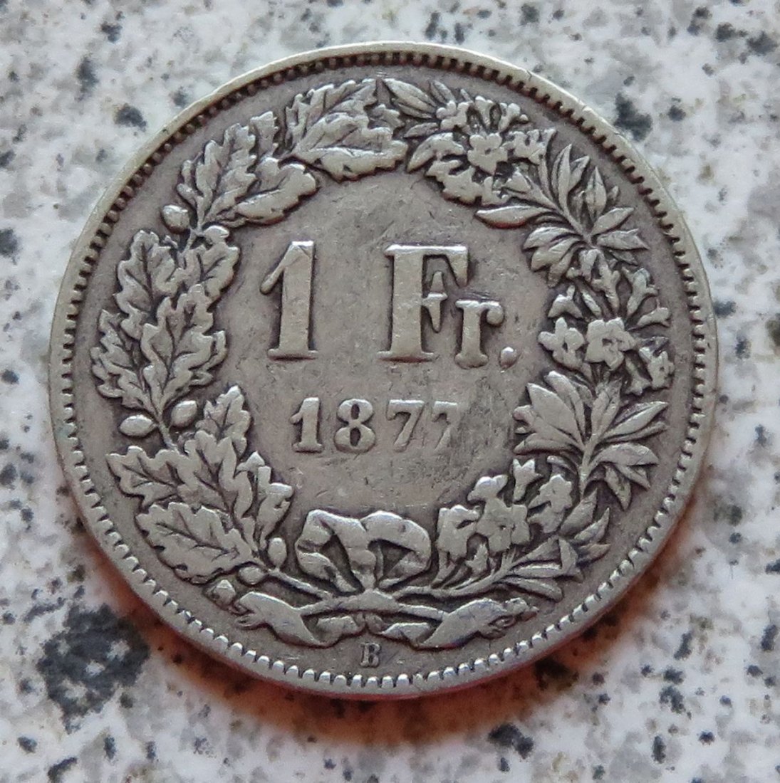  Schweiz 1 Franken 1877   