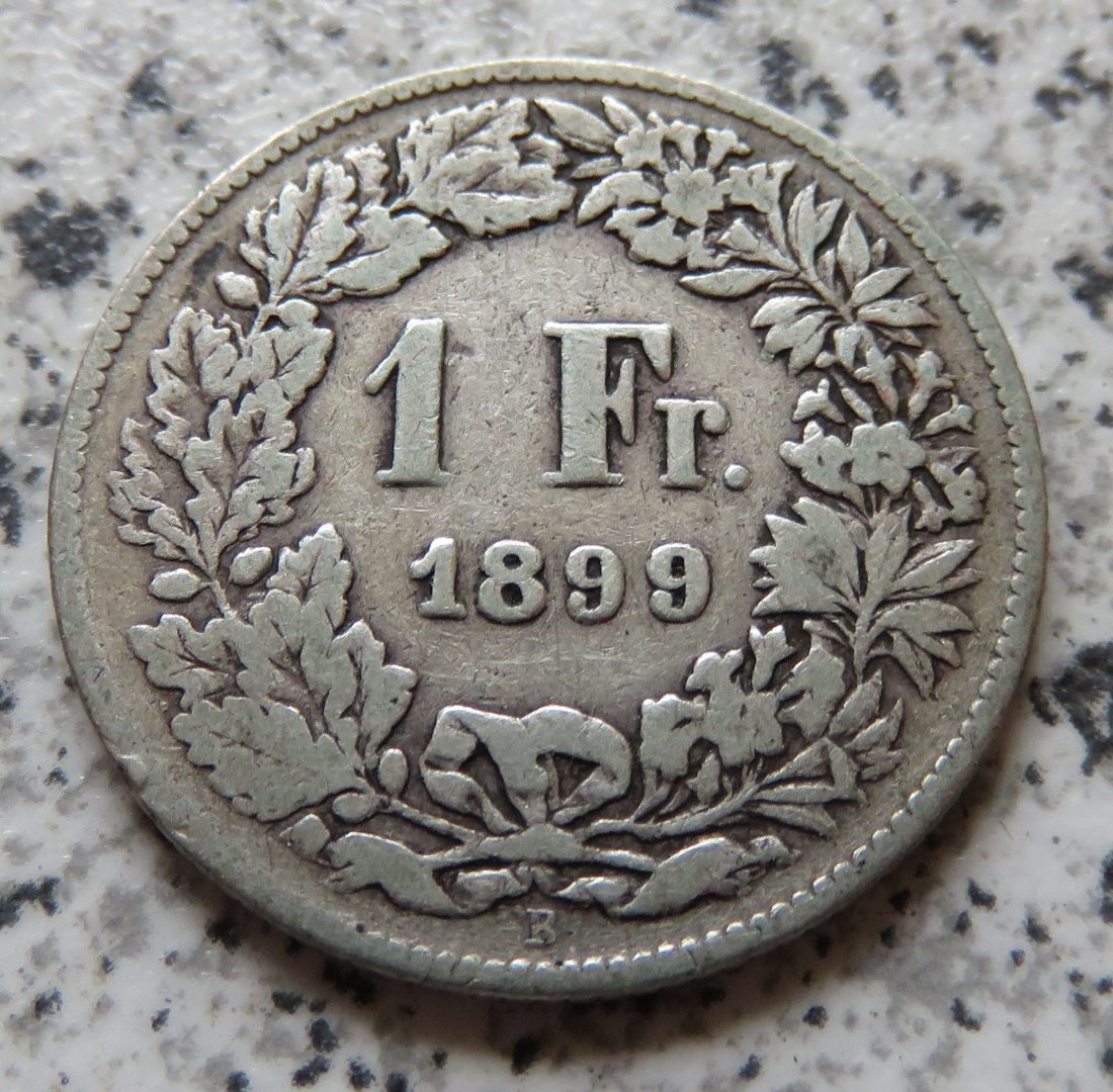  Schweiz 1 Franken 1899 B   