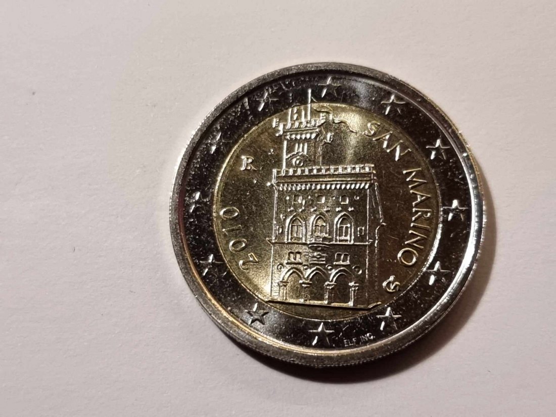  San Marino 2 Euro 2010 STG   