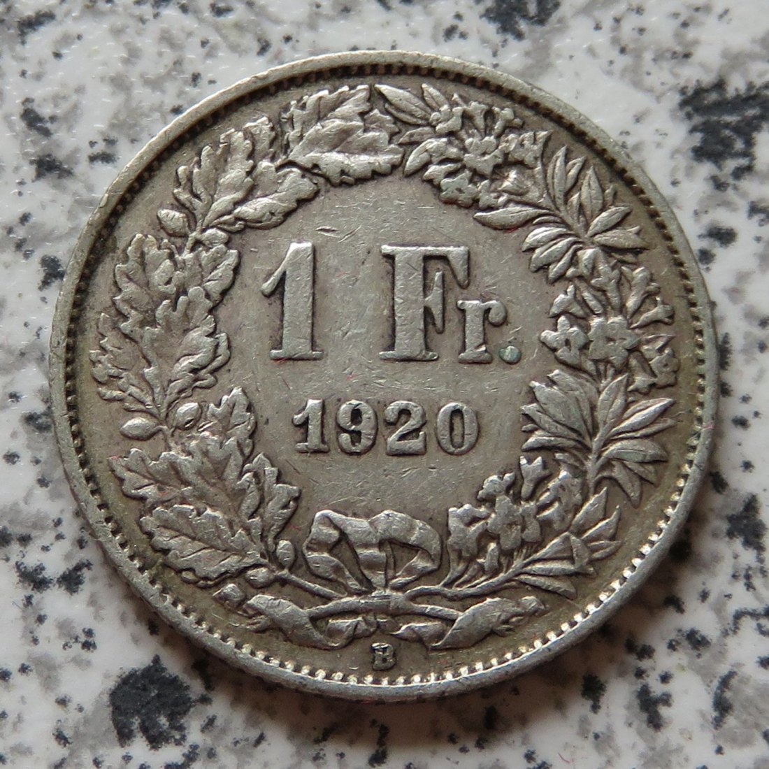  Schweiz 1 Franken 1920 B   