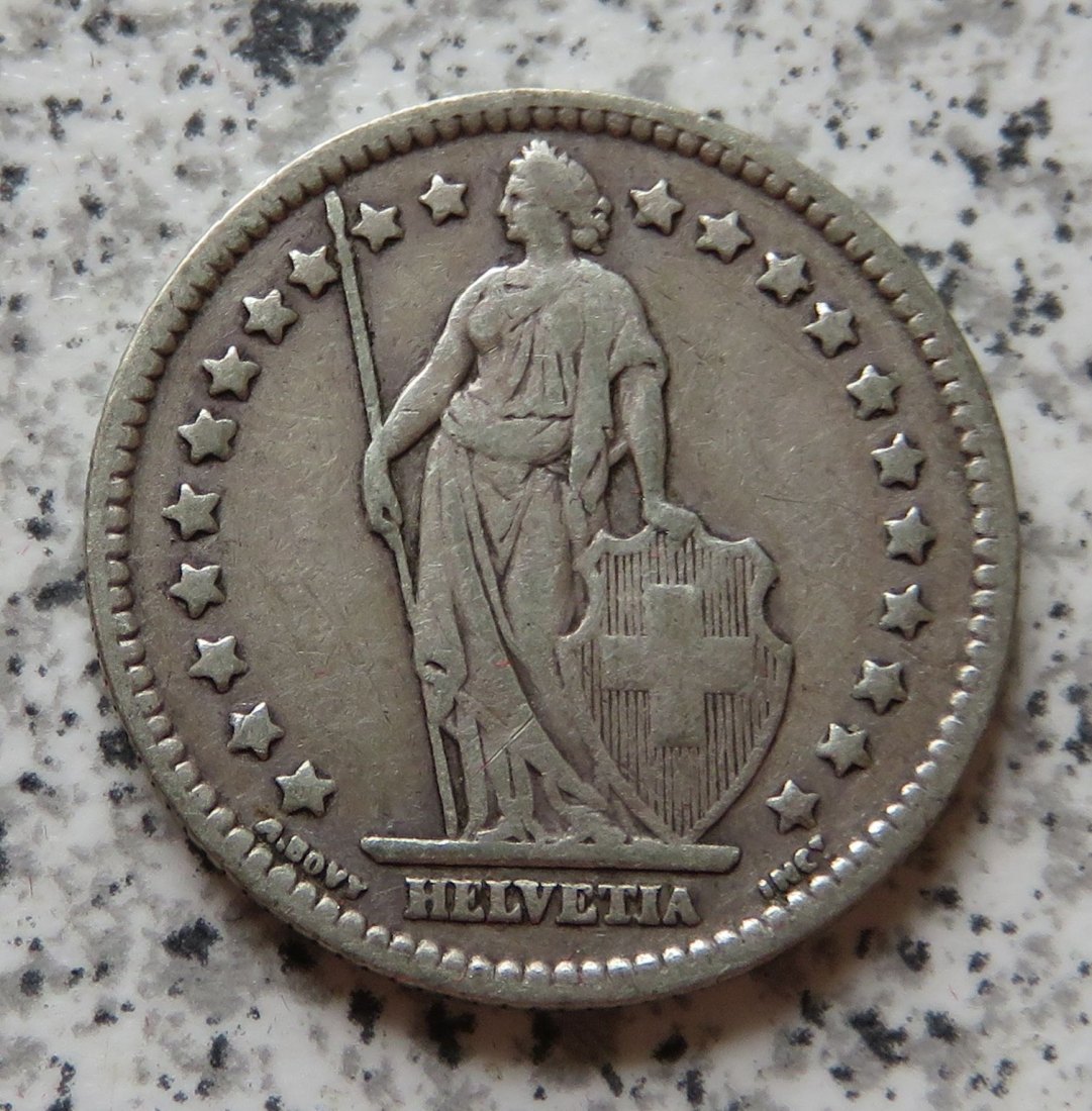  Schweiz 1 Franken 1931 B   